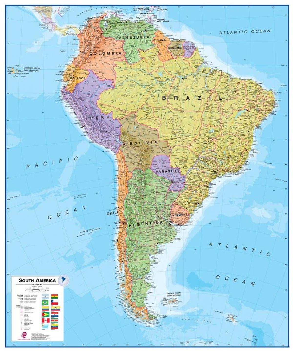 bản đồ Peru nam mỹ