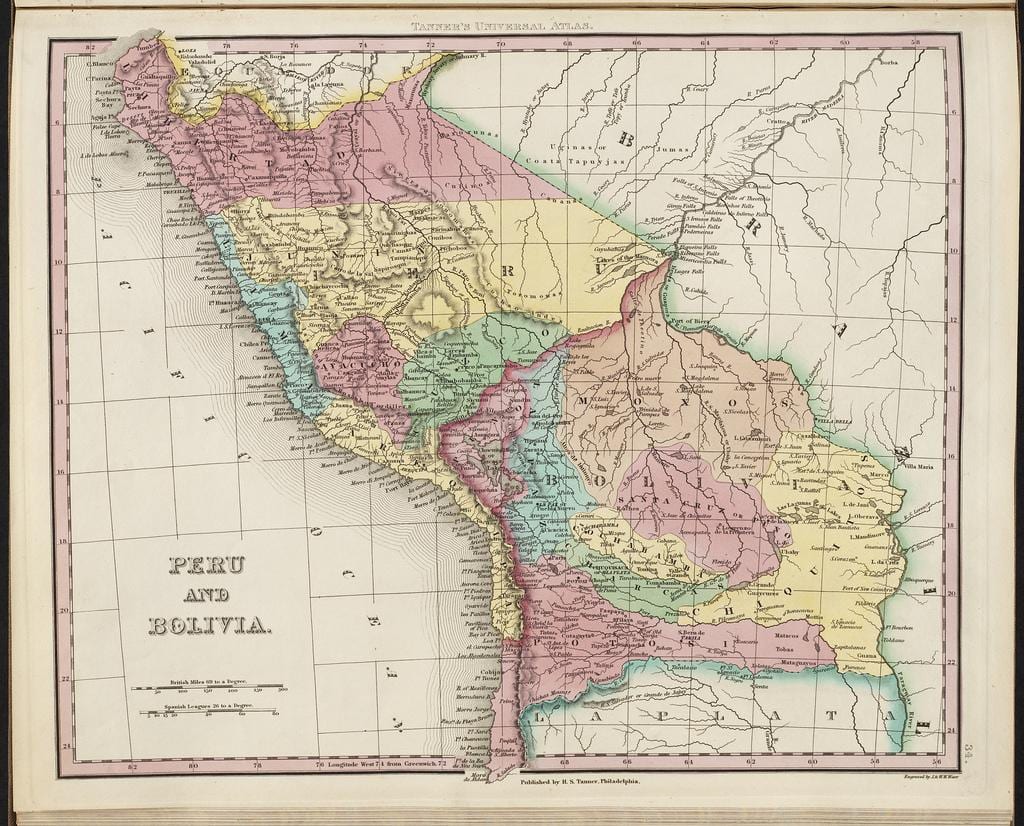 bản đồ của cổ Peru 