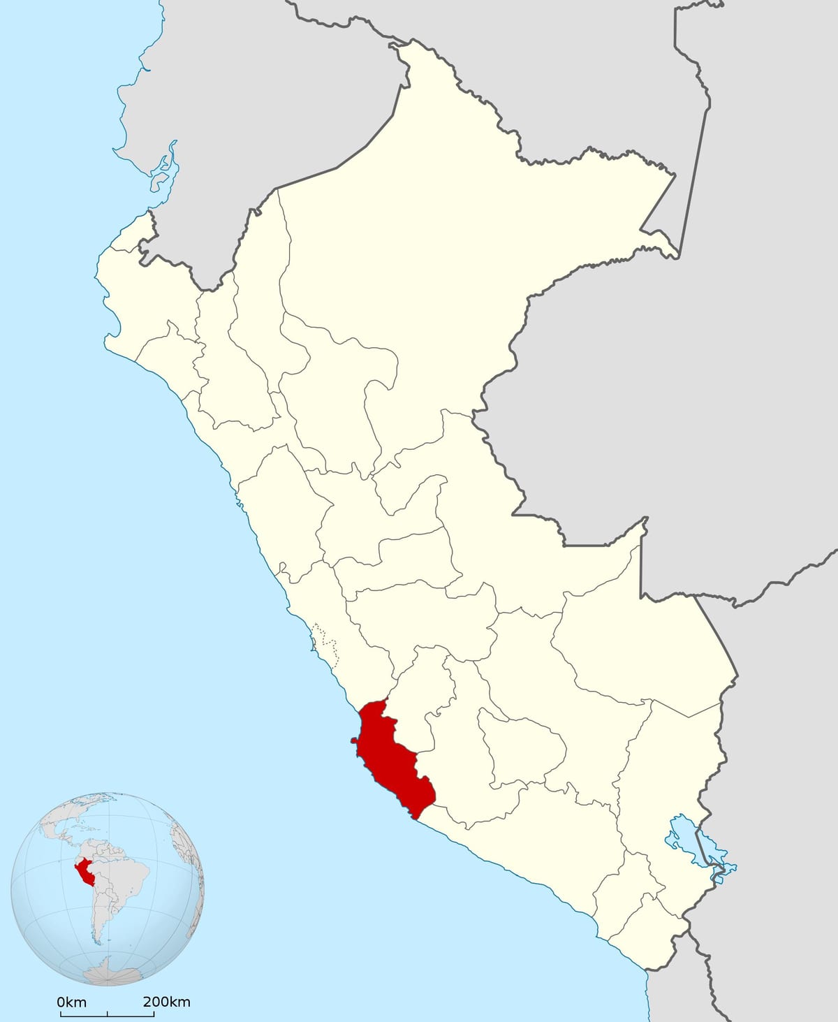 bản đồ nhuận Peru