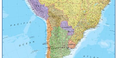 Bản đồ Peru nam mỹ