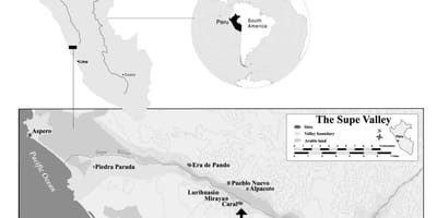 Bản đồ của caral Peru