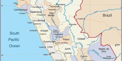 Bản đồ của con Peru