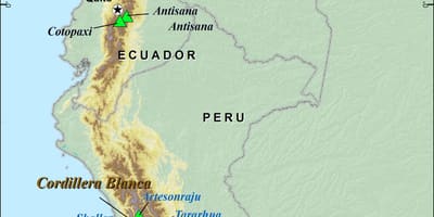 Peru andes bản đồ