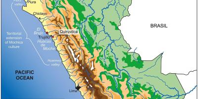 Peru địa lý bản đồ
