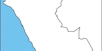 Peru bản đồ trống